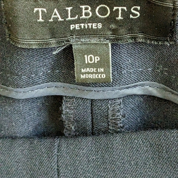 Talbot's Heritage Navy Straight Leg Pants. Size 10 petite GUC - Picture 4 of 6